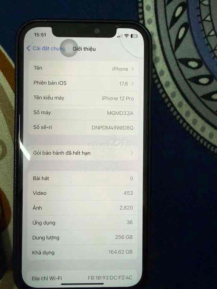 iPhone 12 Pro 256GB Xanh. Mua bán Điện thoại tại Quận Sơn Trà Đà Nẵng được đăng bởi Thư hình 1