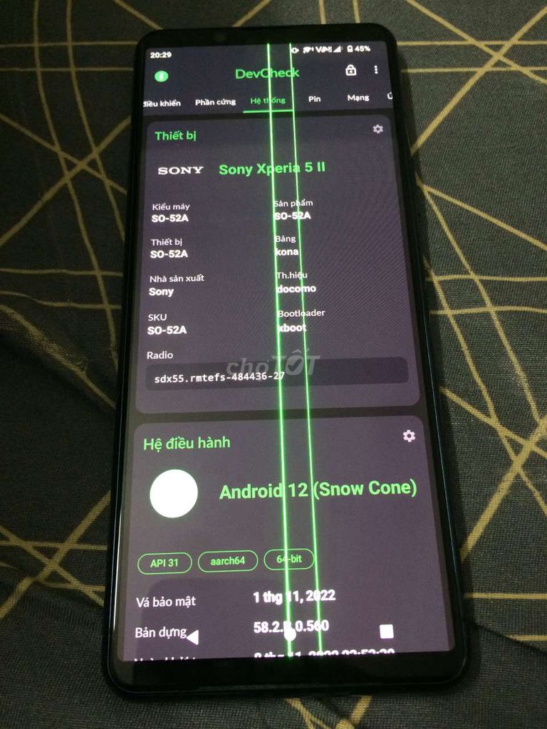 Sony Xperia 5 Mark II 8GB/128GB Đen. Mua bán Điện thoại tại Quận Thanh Xuân Hà Nội được đăng bởi Lương Tuấn Cường hình 1