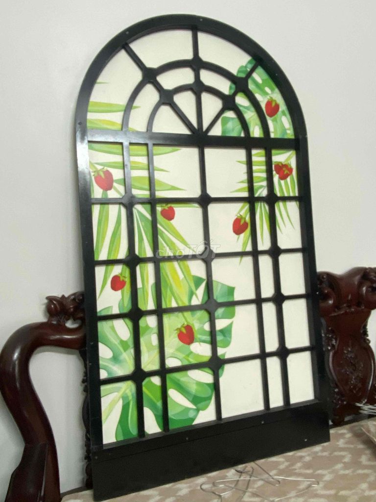 Khung tranh gỗ 1.8m x 1m Đen, Xanh lá, Đỏ. Mua bán Cây cảnh, đồ trang trí tại Huyện Đông Anh Hà Nội được đăng bởi buga  hình 1