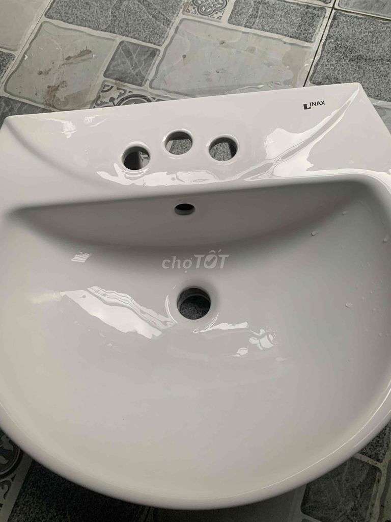 Chậu rửa mặt INAX L-285VEC Trắng. Mua bán Thiết bị vệ sinh, nhà tắm tại Thành phố Nam Định Nam Định được đăng bởi Du Pham hình 1
