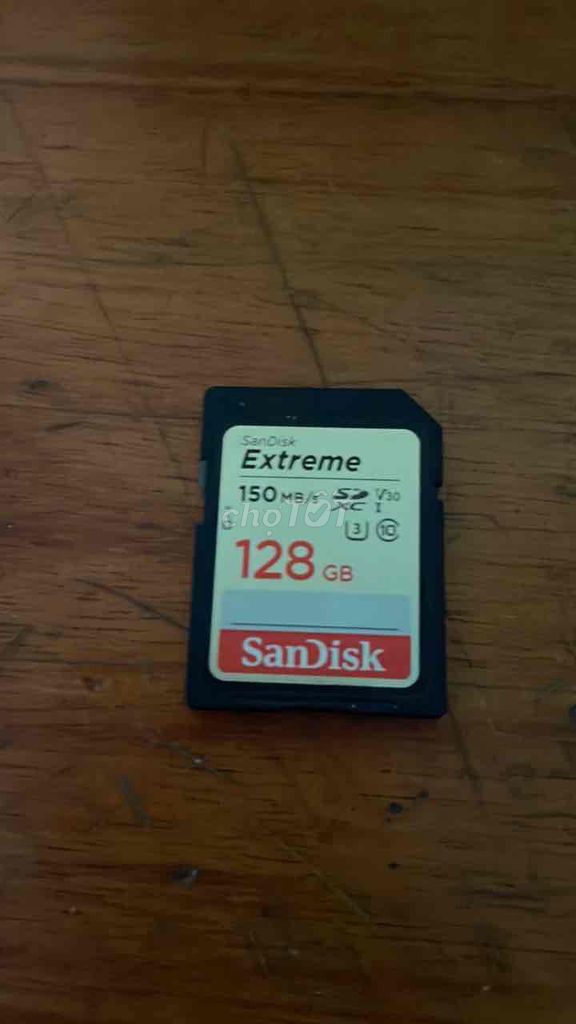 Thẻ nhớ SanDisk Extreme 128GB Like new. Mua bán Phụ kiện (Màn hình, Chuột...) tại Thành phố Thủ Đức Tp Hồ Chí Minh được đăng bởi Thu Duc đồ cũ  hình 1