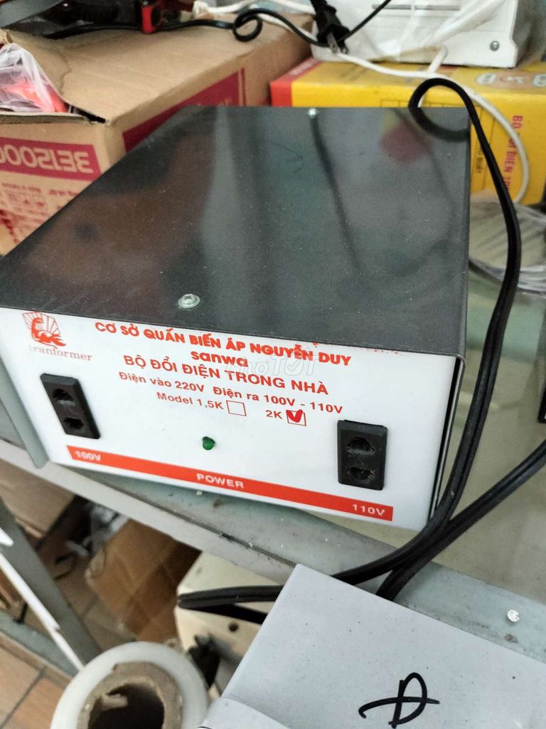 Bộ đổi nguồn Sanwa 2000VA. Mua bán Đồ chuyên dụng, Giống nuôi trồng tại Quận Dương Kinh Hải Phòng được đăng bởi A Dũng hình 1