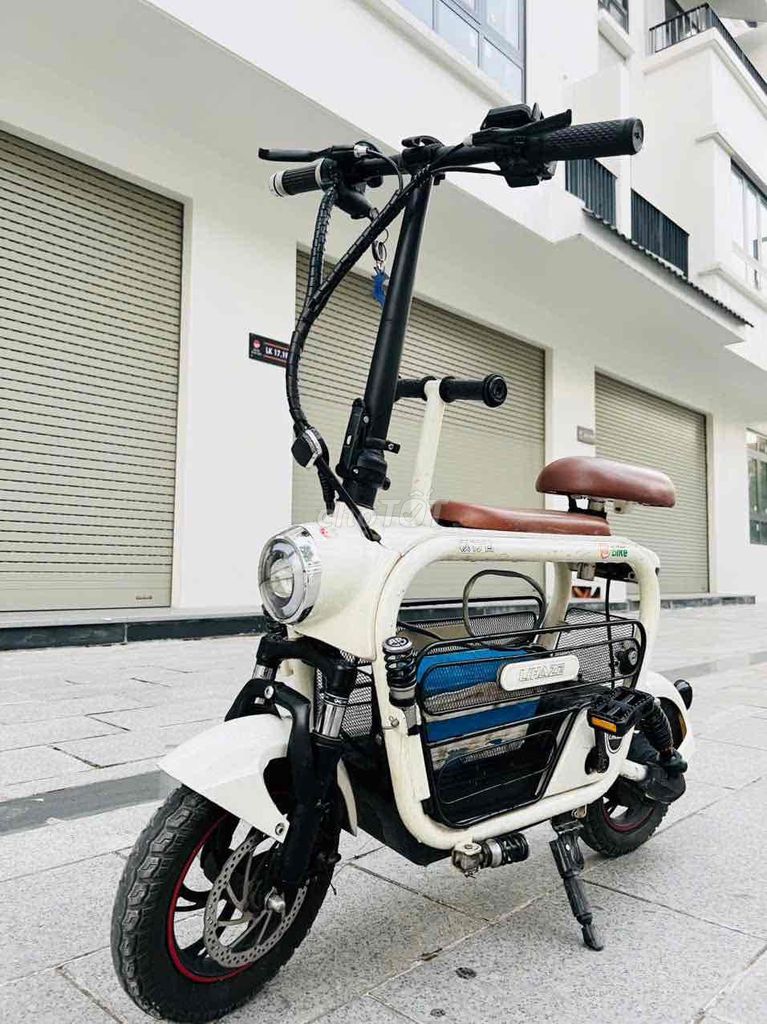 Xe đạp điện Lihaze Trắng Gấp gọn. Mua bán Xe điện tại Quận Nam Từ Liêm Hà Nội được đăng bởi Bùi Anh Dũng hình 16