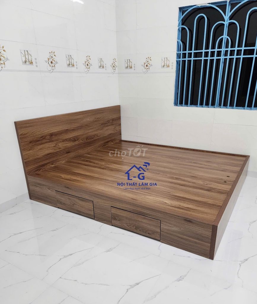 GIƯỜNG GỖ MDF// GIƯỜNG GỖ MDF// GIƯỜNG GỖ MDF//HCM