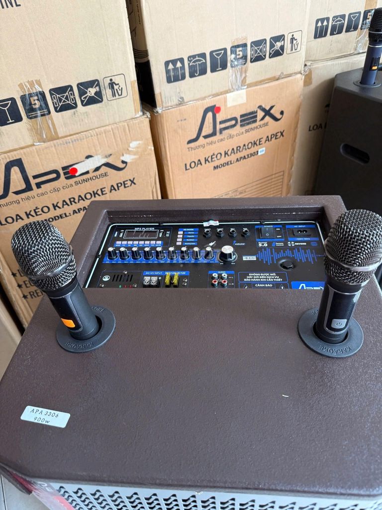 Loa kéo Karaoke Apex APA3303 Công suất : 780W. Mua bán Tivi, Âm thanh tại Quận 11 Tp Hồ Chí Minh được đăng bởi GIA PHÁT ĐIỆN MÁY SỈ LẺ hình 4