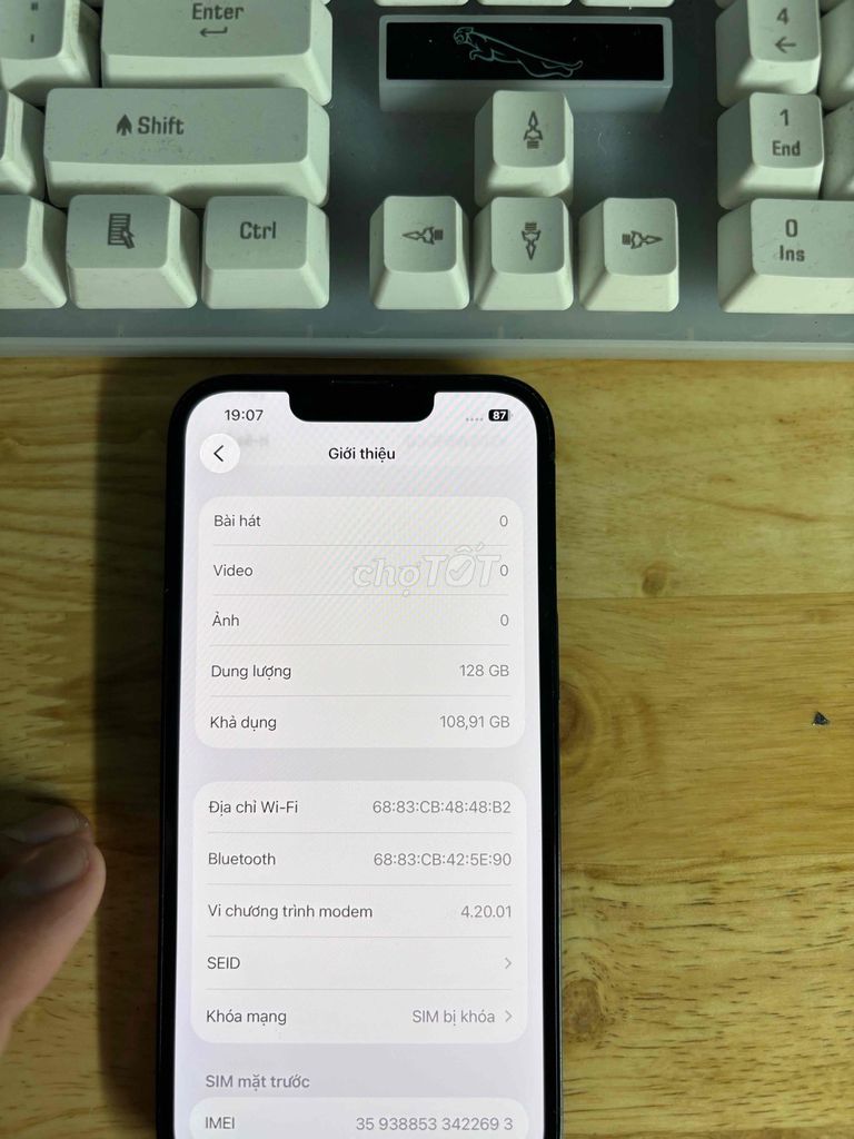 Apple iPhone 14 128GB Đen. Mua bán Điện thoại tại Thành phố Thủ Đức Tp Hồ Chí Minh được đăng bởi lê hoàng tuấn hình 1