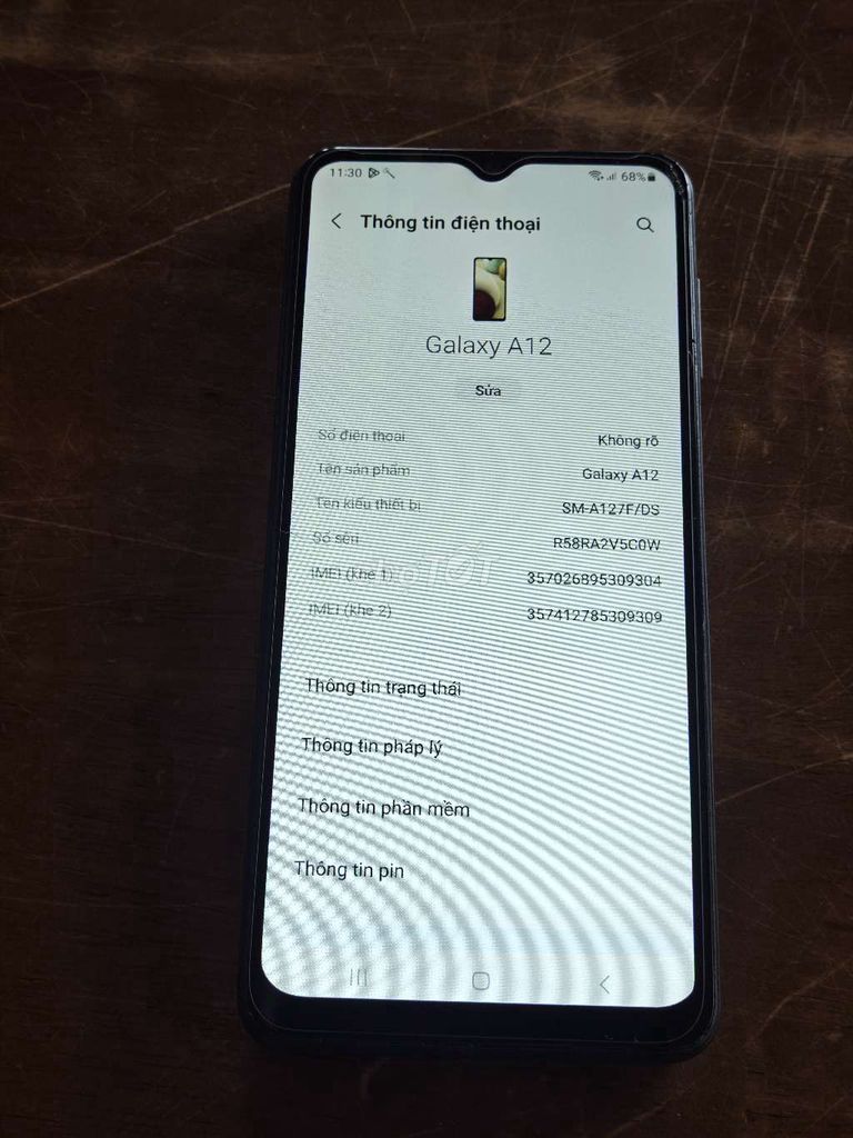 Samsung Galaxy A12 128GB Đen. Mua bán Điện thoại tại Huyện Xuyên Mộc Bà Rịa - Vũng Tàu được đăng bởi Nguyễn Huy Hiệu hình 1