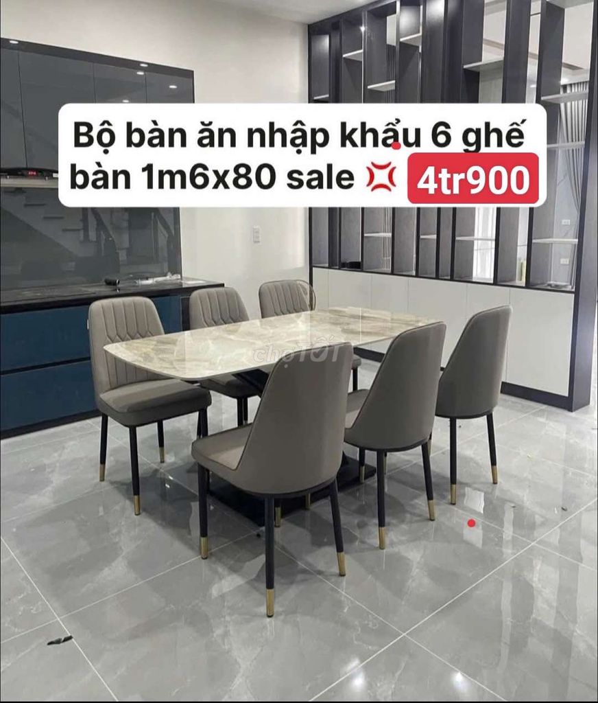 Xả kho thanh lý bộ bàn ăn 6 ghế, mới 100%. Mua bán Bàn ghế tại Quận Bình Tân Tp Hồ Chí Minh được đăng bởi Kho nội thất giá sỉ hình 1