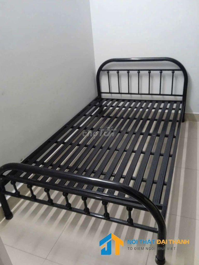 Giường sắt 1M2 kiểu BI, GIÁ SIÊU RẺ, HỎA TỐC HCM. Mua bán Giường, chăn ga gối nệm tại Quận Tân Phú Tp Hồ Chí Minh được đăng bởi NỘI THẤT ĐẠI THÀNH hình 1