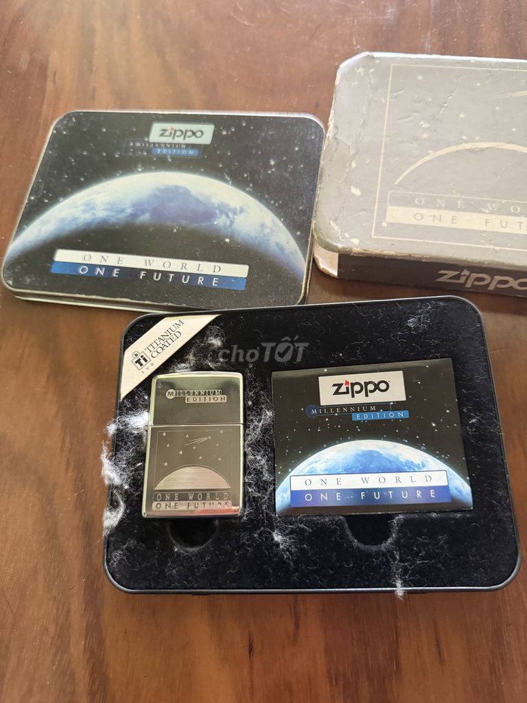 Bật lửa Zippo Millennium Edition Titanium Bạc