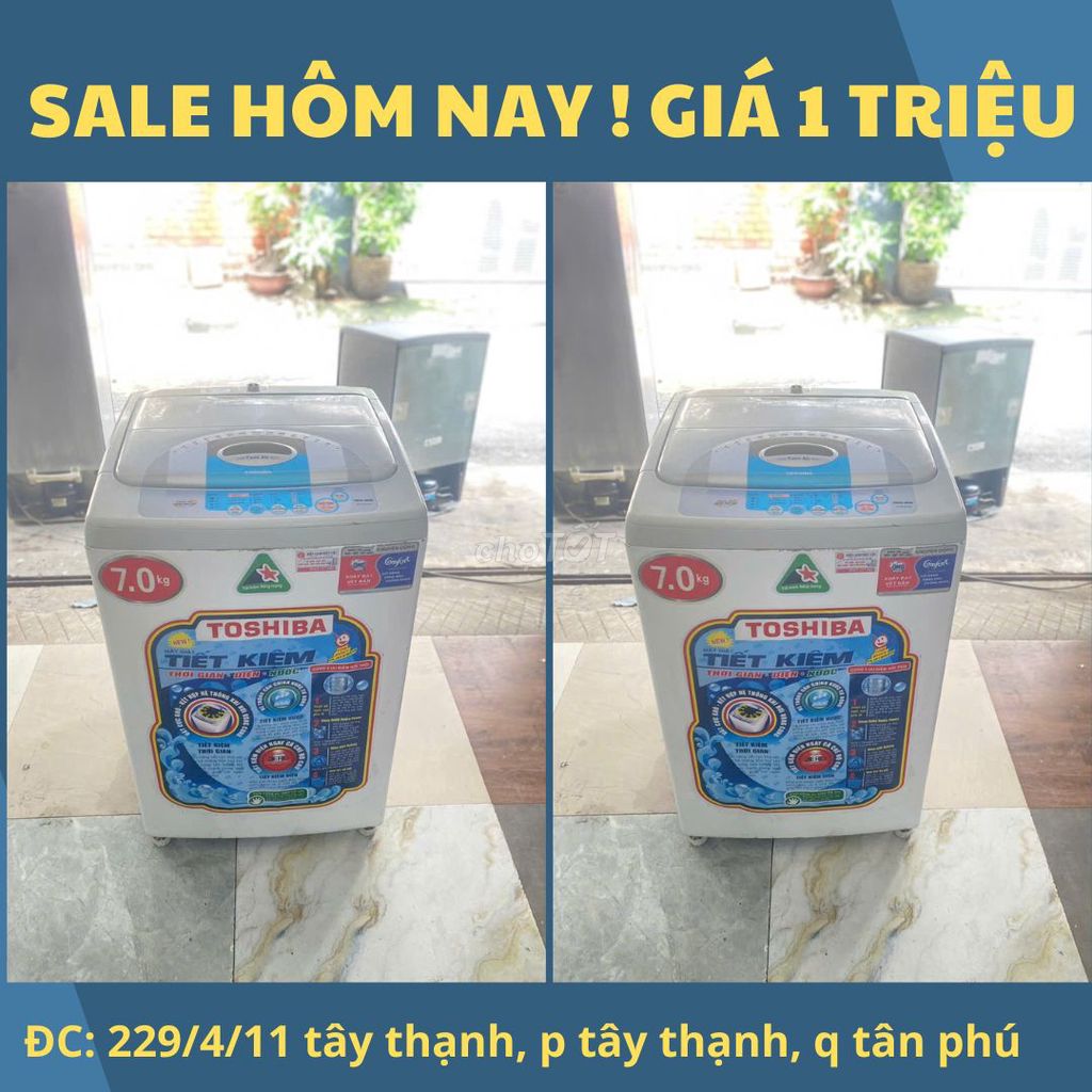 🌟SALE CUỐI TUẦN ! TOSHIBA 7KG GIÁ BÁN CHỈ 1 TRIỆU🌟