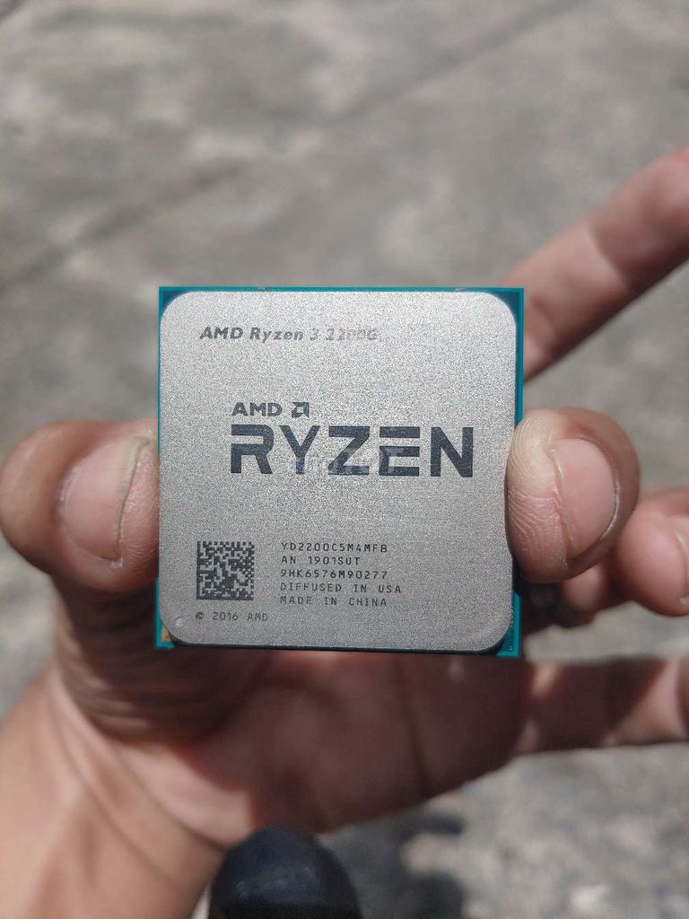 CPU AMD Ryzen 3 2200G China. Mua bán Linh kiện (RAM, Card...) tại Huyện Bình Chánh Tp Hồ Chí Minh được đăng bởi bạn có  hình 1