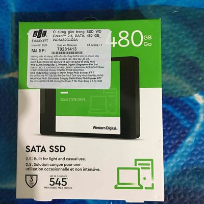 SSD GREEN 480g. Mua bán Linh kiện (RAM, Card...) tại Thành phố Biên Hòa Đồng Nai được đăng bởi Hoàng