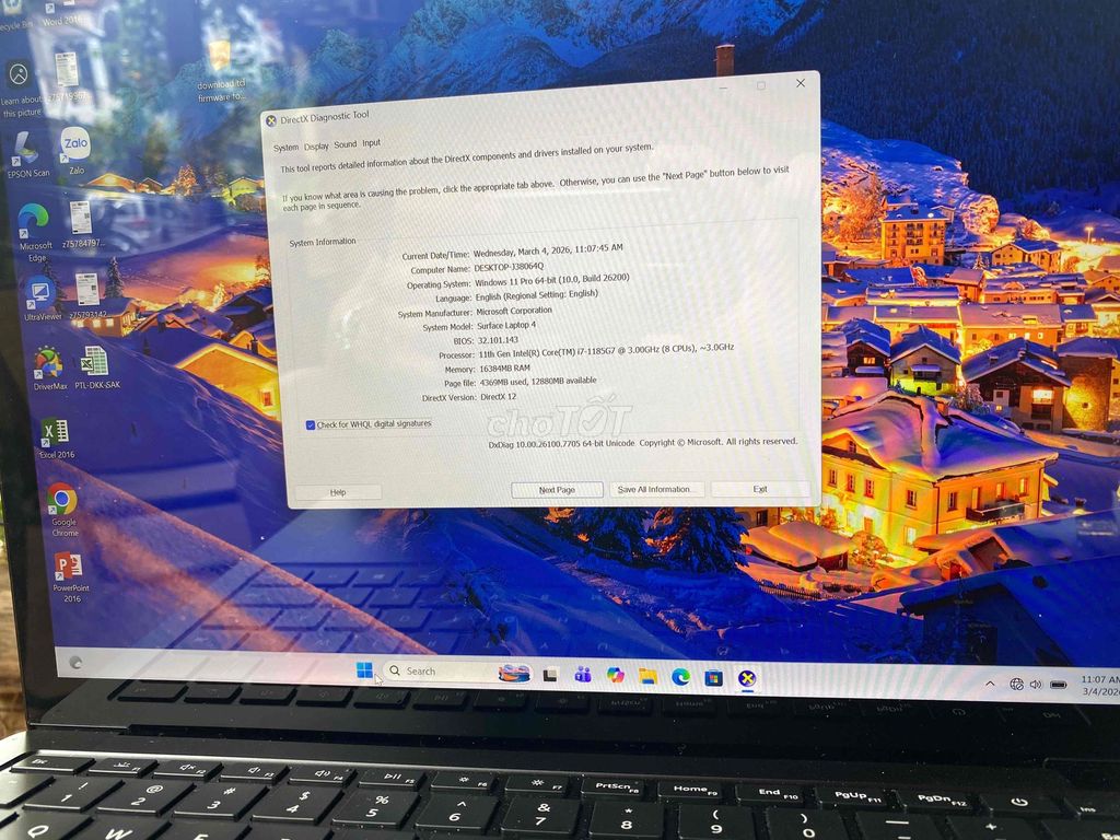Microsoft Surface Laptop 4 16GB/256GB Đen. Mua bán Laptop tại Thành phố Thủ Đức Tp Hồ Chí Minh được đăng bởi thanh hình 1