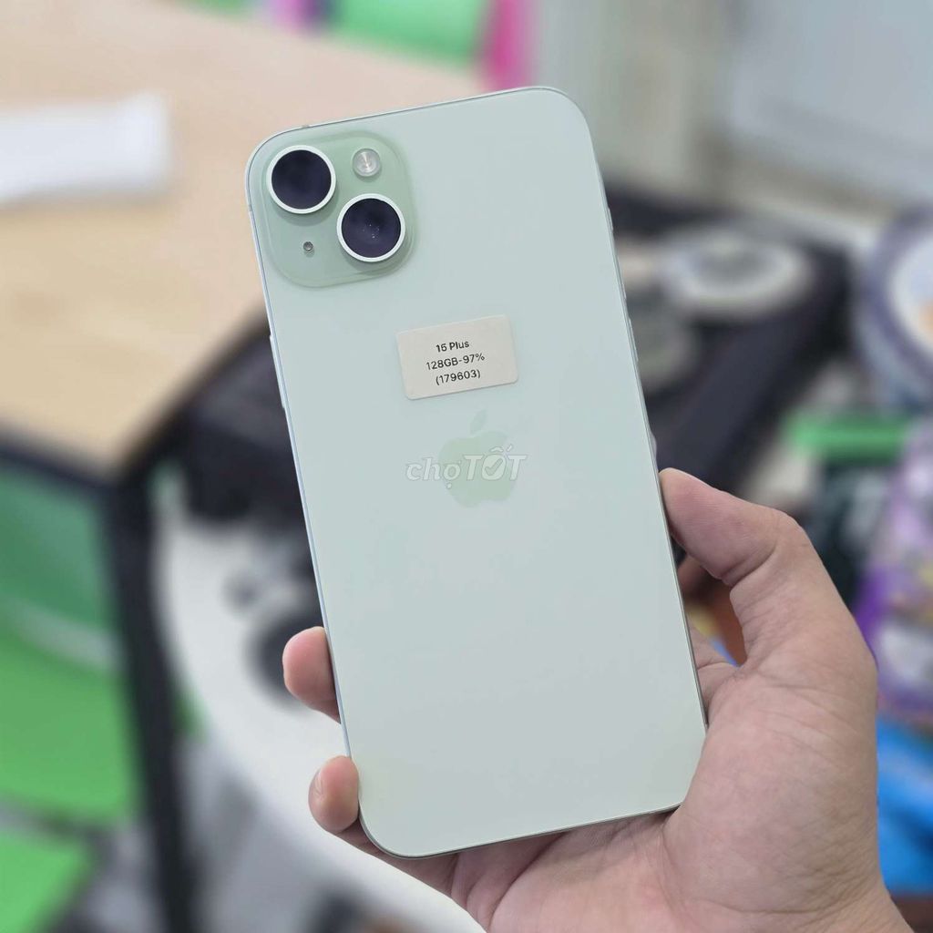🍏iPhone 15 Plus 128GB Pin khỏe - Góp nợ xấu. Mua bán Điện thoại tại Quận Ngô Quyền Hải Phòng được đăng bởi TRAN SONG HA hình 1