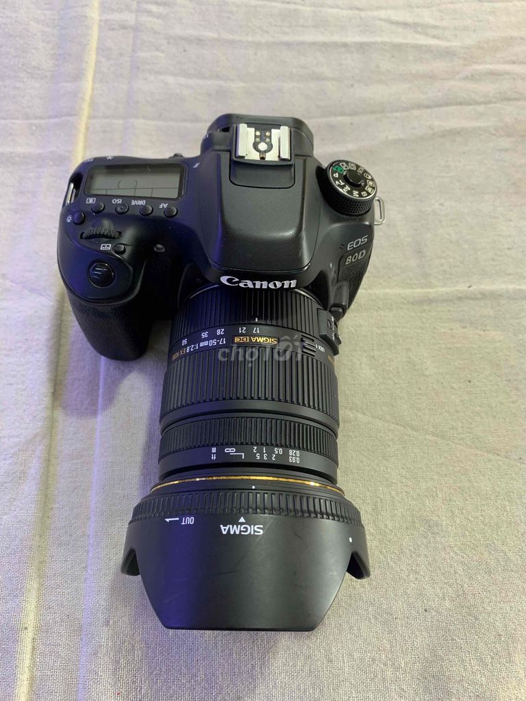 Canon EOS 80D + Lens Sigma 17-50 F2.8 EX HSM. Mua bán Máy ảnh, Máy quay tại Quận Hải Châu Đà Nẵng được đăng bởi Nam Hoàng hình 1