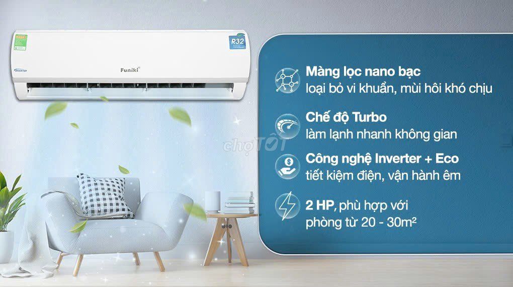 Máy lạnh Funiki Inverter 1 HP HIC09TMU