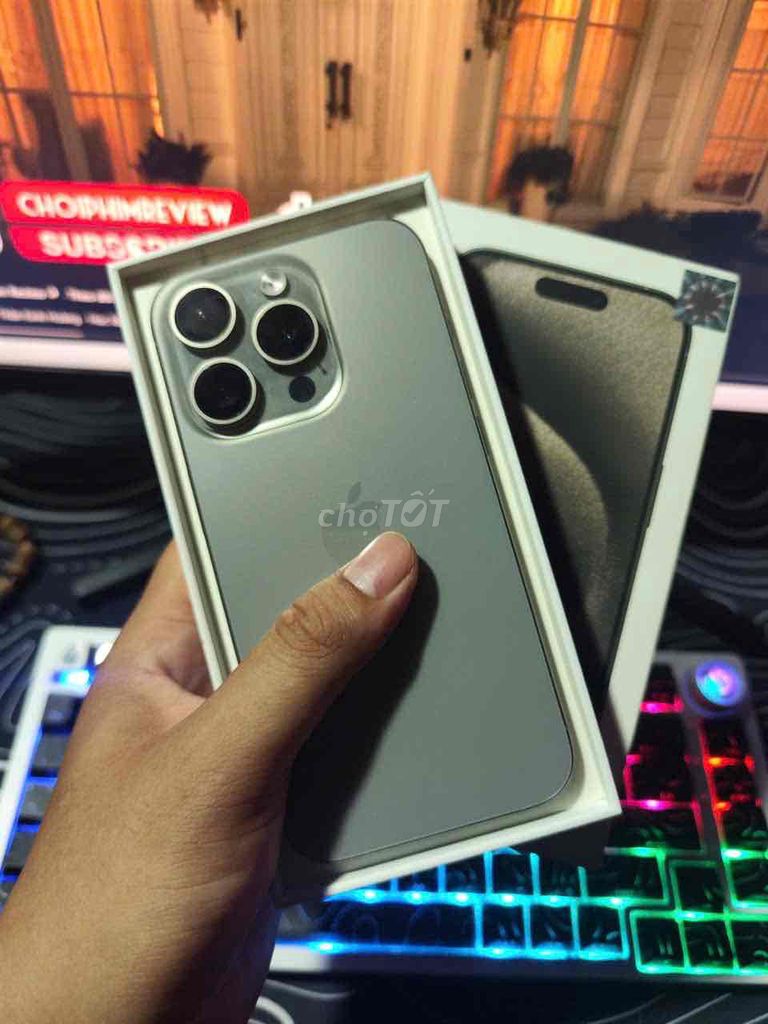 Apple iPhone 15 Pro 128GB Tự nhiên 99%. Mua bán Điện thoại tại Quận Ninh Kiều Cần Thơ được đăng bởi Khải mobile hình 1