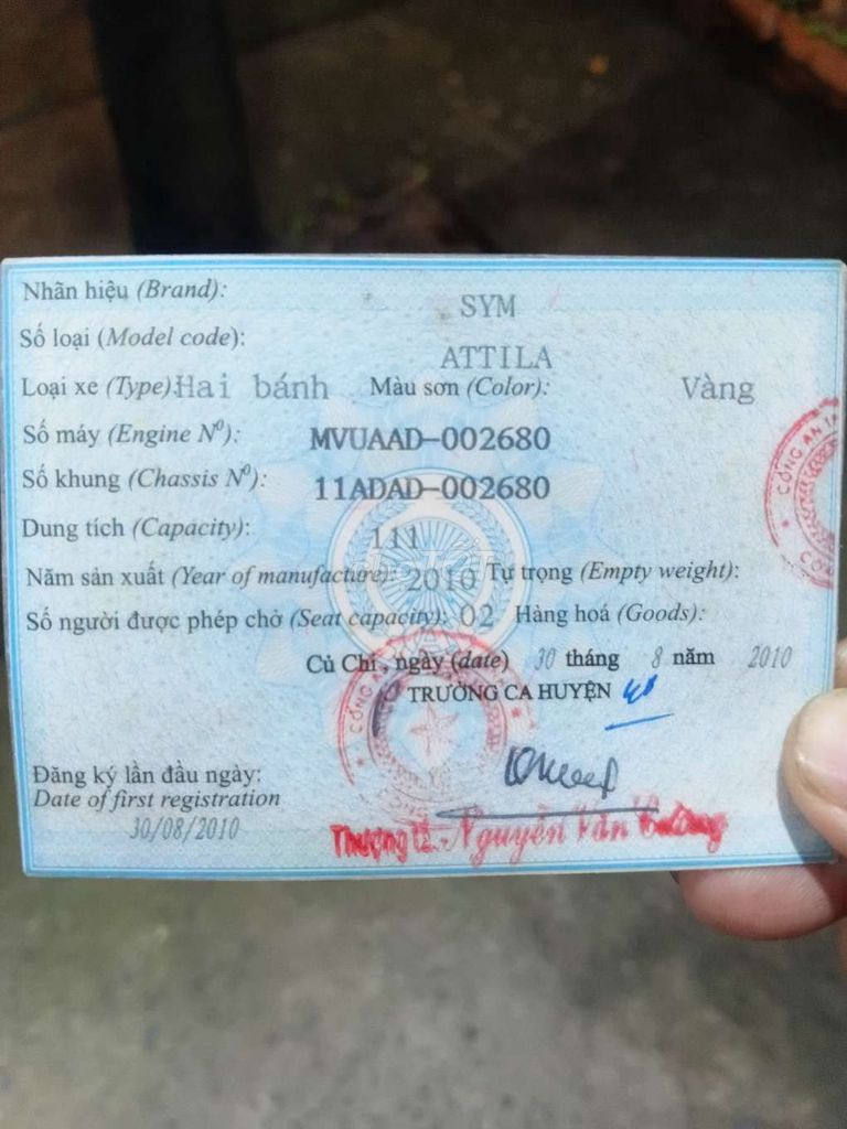 Elizabet Phun Xăng .BSTP : 9 Chủ - Víp 55Y6 - 3939. Mua bán Xe máy tại Huyện Hóc Môn Tp Hồ Chí Minh được đăng bởi Tuân Nguyên hình 6