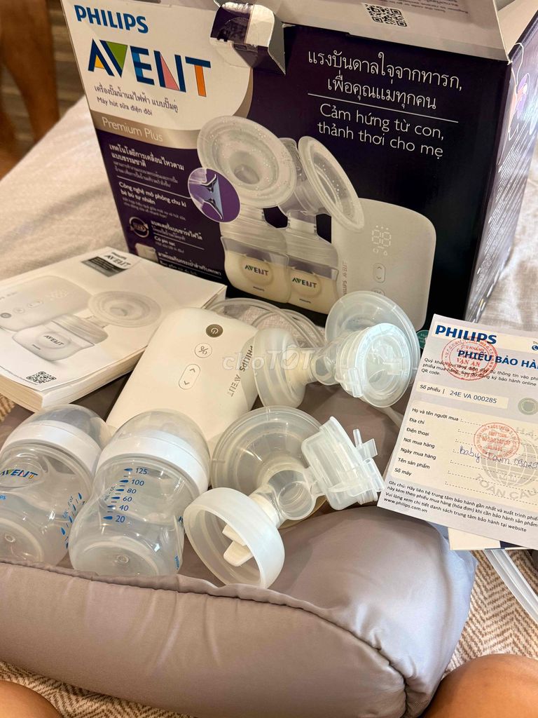 Máy hút sữa đôi Philips Avent Premium Plus. Mua bán Mẹ và bé tại Quận 10 Tp Hồ Chí Minh được đăng bởi ly hình 1