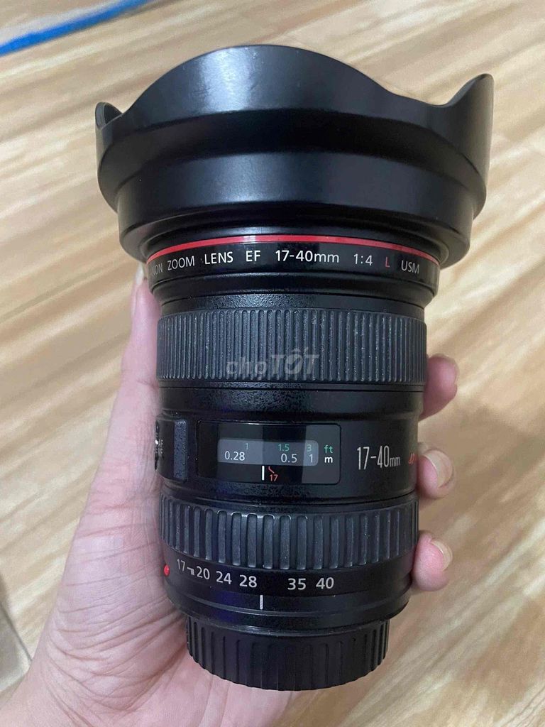 Ống kính Canon EF 17-40mm. Mua bán Máy ảnh, Máy quay tại Huyện Đạ Tẻh Lâm Đồng được đăng bởi tl daisy hình 1