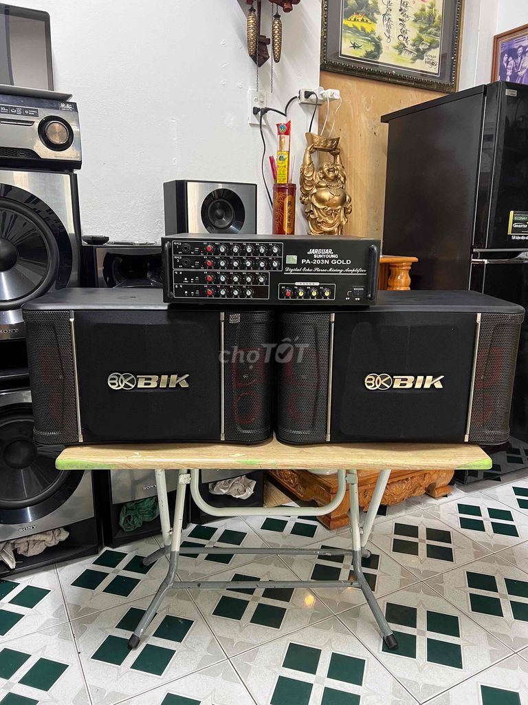 Dàn karaoke BIK Jarguar Suhyoung PA-203N Gold Đen. Mua bán Tivi, Âm thanh tại Quận Thanh Khê Đà Nẵng được đăng bởi Huy Hoàng chuyên trao đổi ký gửi loa Amly các loại hình 1