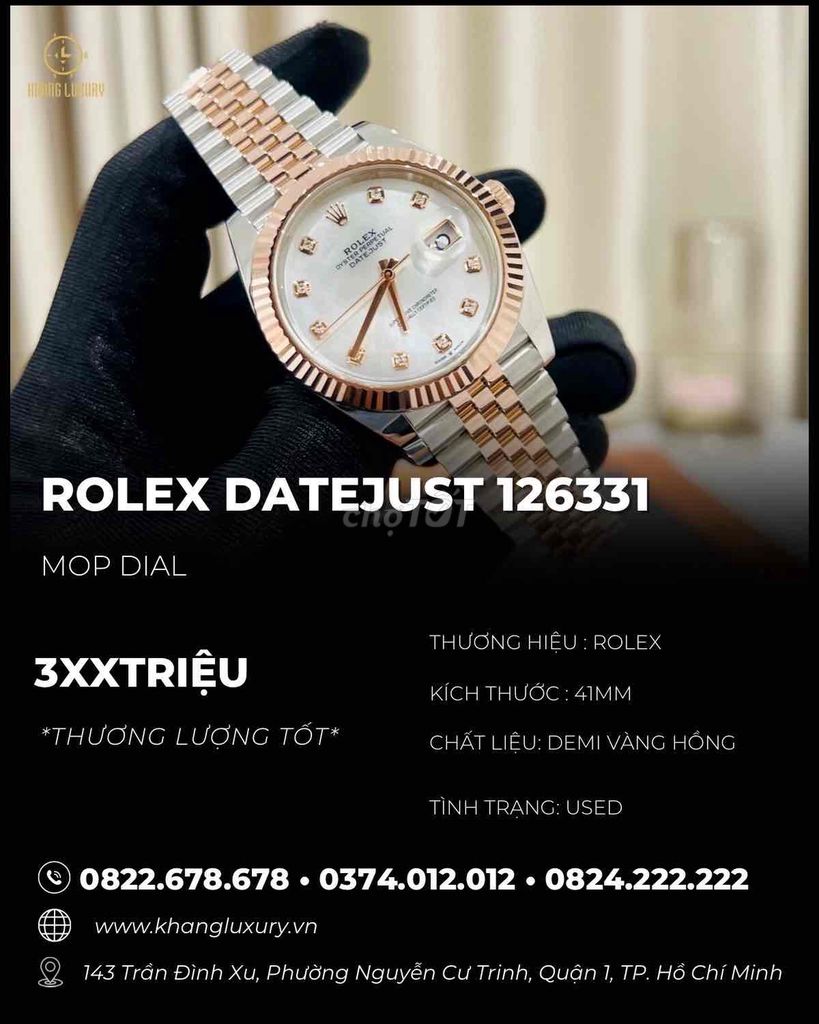 Rolex Datejust 126331 MOP 41mm