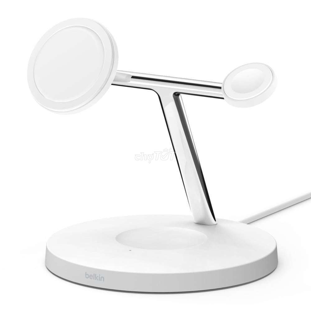 Đế sạc Belkin BOOSTCHARGE PRO MagSafe Trắng 15W. Mua bán Phụ kiện (Màn hình, Chuột...) tại Huyện Phú Giáo Bình Dương được đăng bởi Trần văn tuấn hình 1