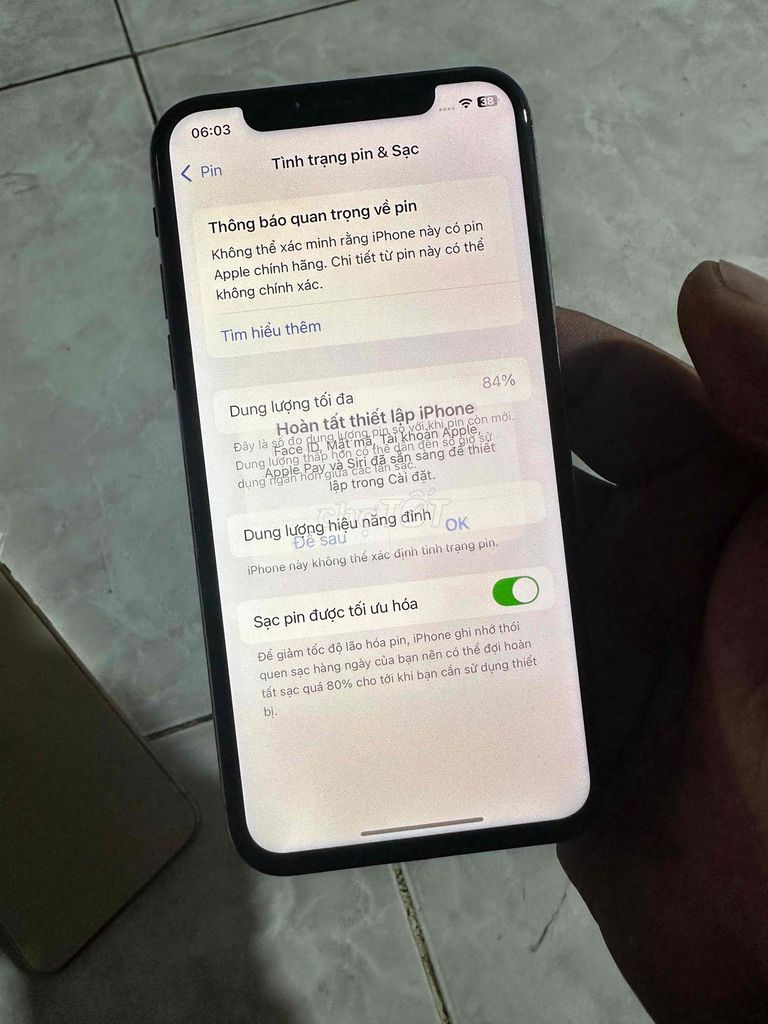 iPhone XS 64GB Trắng Đã qua sử dụng. Mua bán Điện thoại tại Thành phố Đồng Xoài Bình Phước được đăng bởi cuongle store hình 1