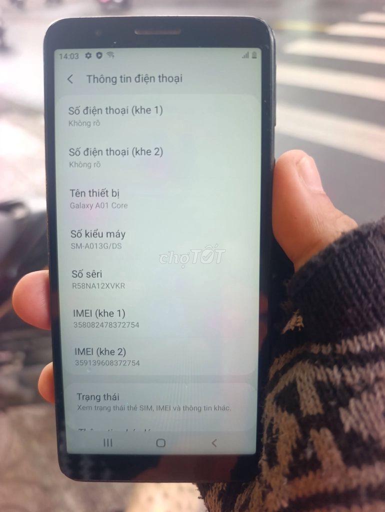 Samsung Galaxy A01 2GB/32GB Đen. Mua bán Điện thoại tại Quận 1 Tp Hồ Chí Minh được đăng bởi Hội Đồ Điện Tử hình 1