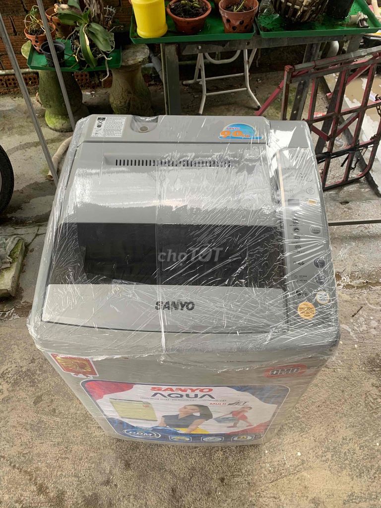 máy giặt sanyo 9kg giặt vắt êm ái dễ sử dụng