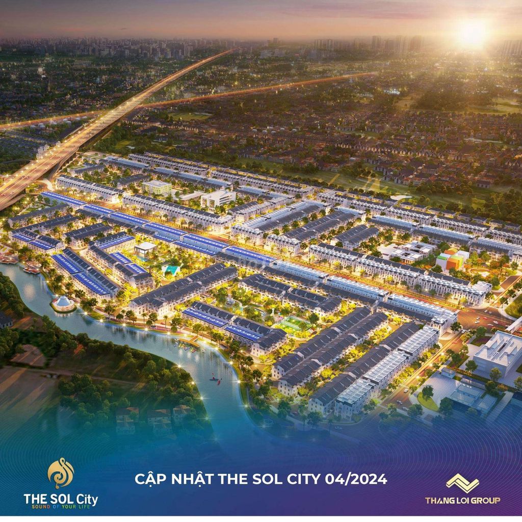 Chuyên đất nền & Nhà Phố The Sol City- Vị trí đẹp- Giá tốt