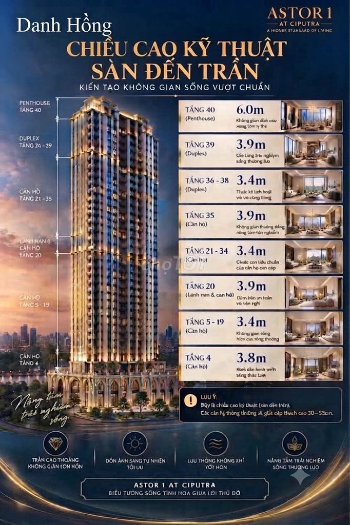 Квартира IA25 Ciputra (Astor 1) у Западного озера