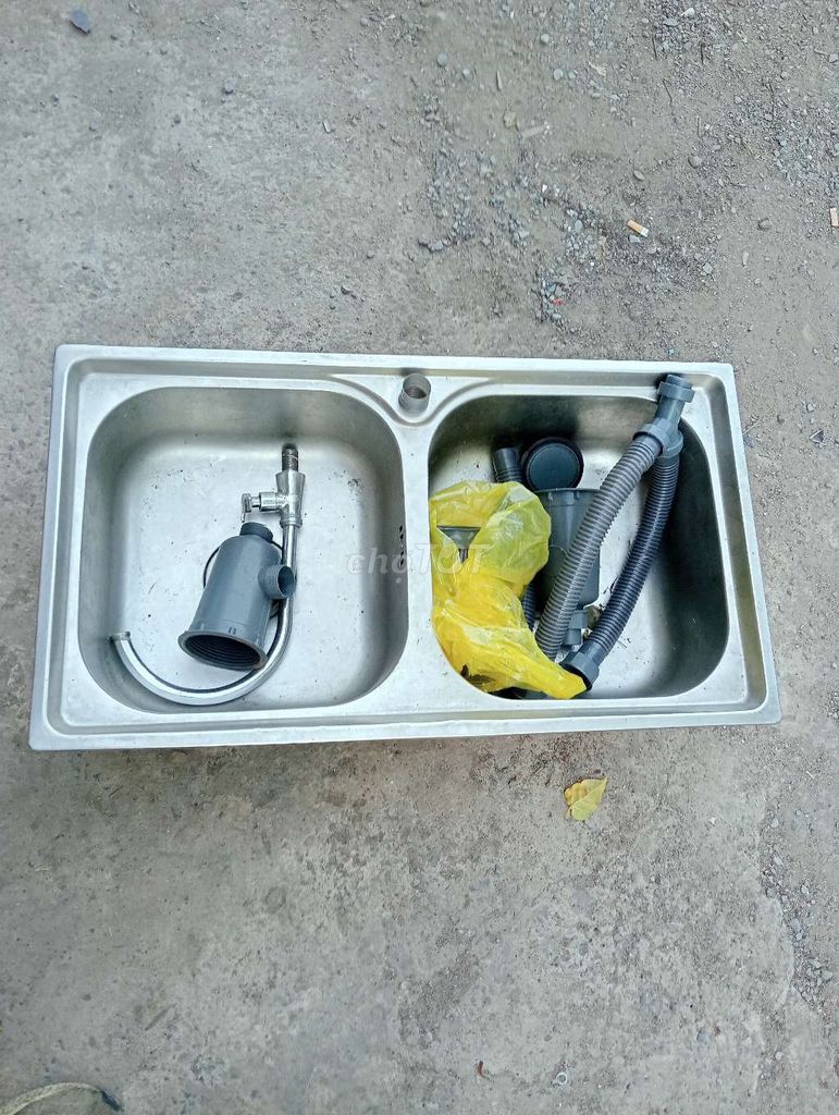 Bồn rửa chén Inox 2 hộc Bạc. Mua bán Thiết bị vệ sinh, nhà tắm tại Quận Bình Thạnh Tp Hồ Chí Minh được đăng bởi Nguyễn Duy Phong hình 1