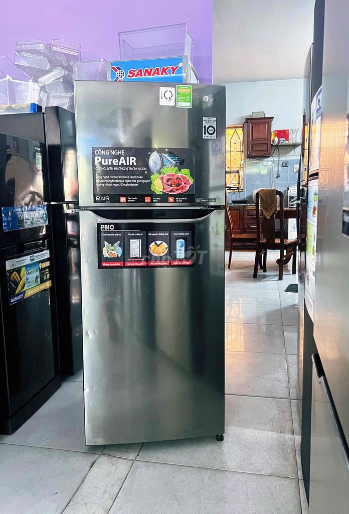 TỦ LG 205 LÍT INVERTER. Tiết kiệm điện. Lạnh sâu .. Mua bán Tủ lạnh tại Thành phố Thuận An Bình Dương được đăng bởi ĐIỆN MÁY HÙNG PHƯƠNG hình 1