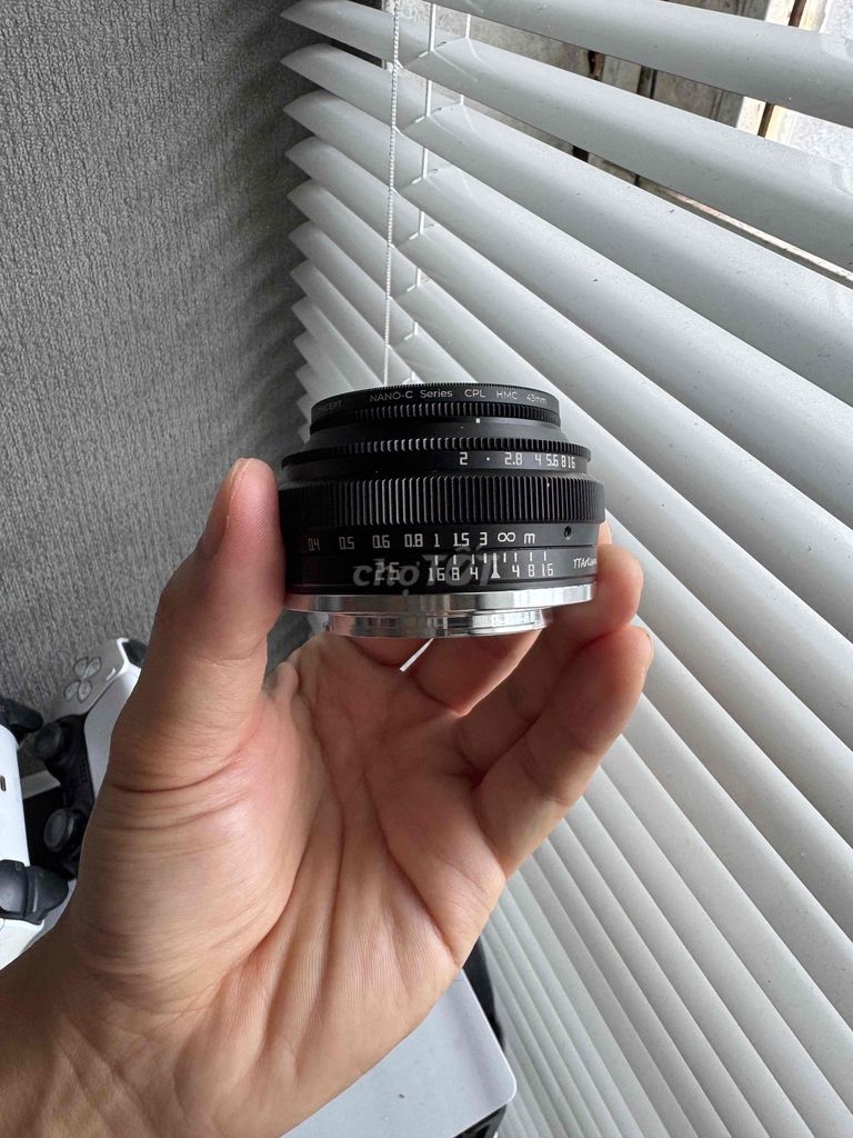 Ống kính TTartisan 25F2 Đen. Mua bán Máy ảnh, Máy quay tại Quận Cẩm Lệ Đà Nẵng được đăng bởi Quý hình 1