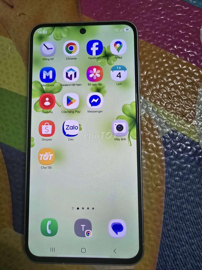 Samsung A56 128GB Trắng Việt Nam siêu đẹp,bao mượt. Mua bán Điện thoại tại Quận Hoàng Mai Hà Nội được đăng bởi Minh Anh hình 1