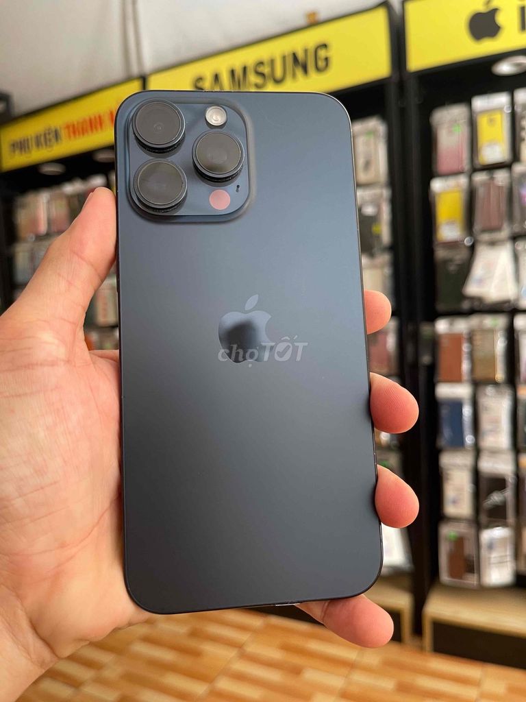 Apple iPhone 15 Pro Max 512GB Đen/Xanh Mỹ. Mua bán Điện thoại tại Thành phố Dĩ An Bình Dương được đăng bởi Phan Văn Hải hình 1