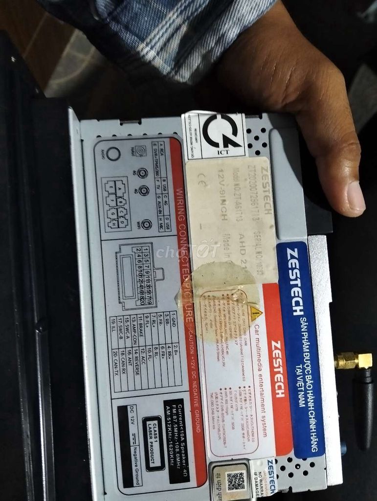 Màn hình DVD Zestech Z500. Mua bán Phụ tùng xe tại Huyện Long Điền Bà Rịa - Vũng Tàu được đăng bởi Ngọc Thân hình 3