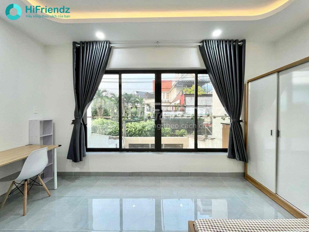 CHDV PHÒNG STUDIO TÁCH BẾP CÓ BAN CÔNG - ĐẦY ĐỦ TIỆN NGHI