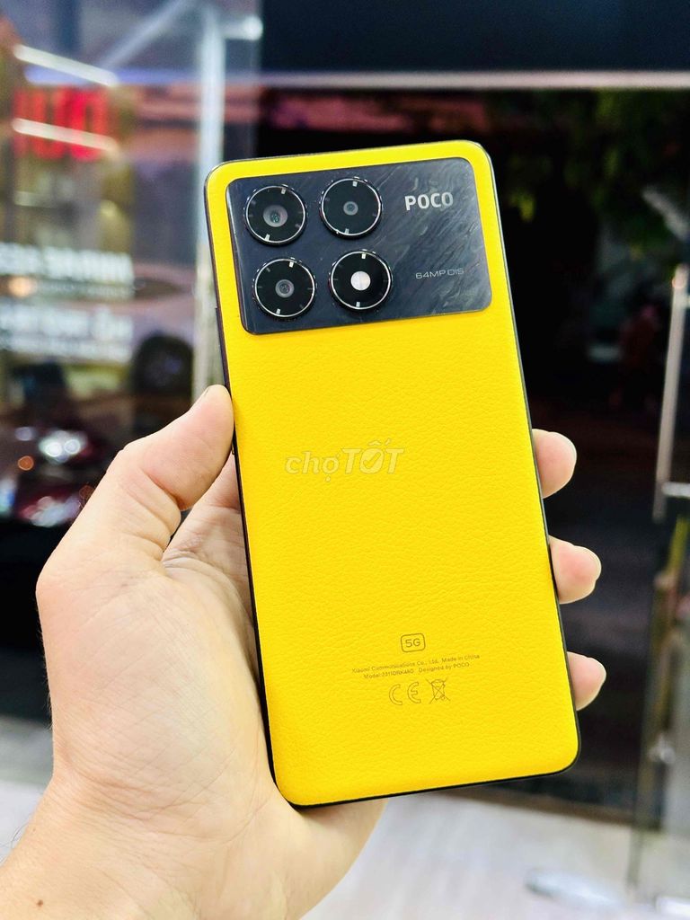 Xiaomi Poco X6 Pro 5G 256GB Vàng. Mua bán Điện thoại tại Quận Thanh Khê Đà Nẵng được đăng bởi Thương Mobile hình 1