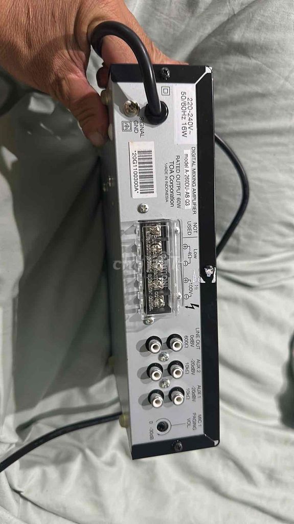 Amply TOA A-260DU Đen Mới. Mua bán Tivi, Âm thanh tại Thành phố Biên Hòa Đồng Nai được đăng bởi tuan anh hình 1