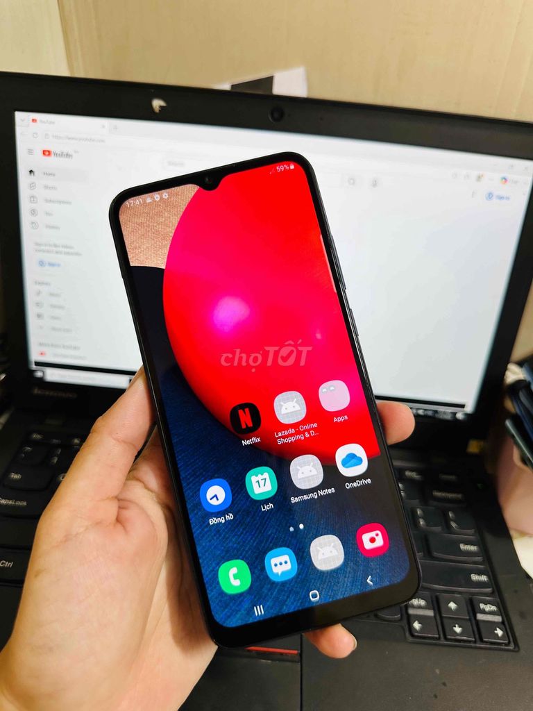 Samsung A02S ram 3/32gb. Mua bán Điện thoại tại Quận Ninh Kiều Cần Thơ được đăng bởi Phụ Kiện  hình 1