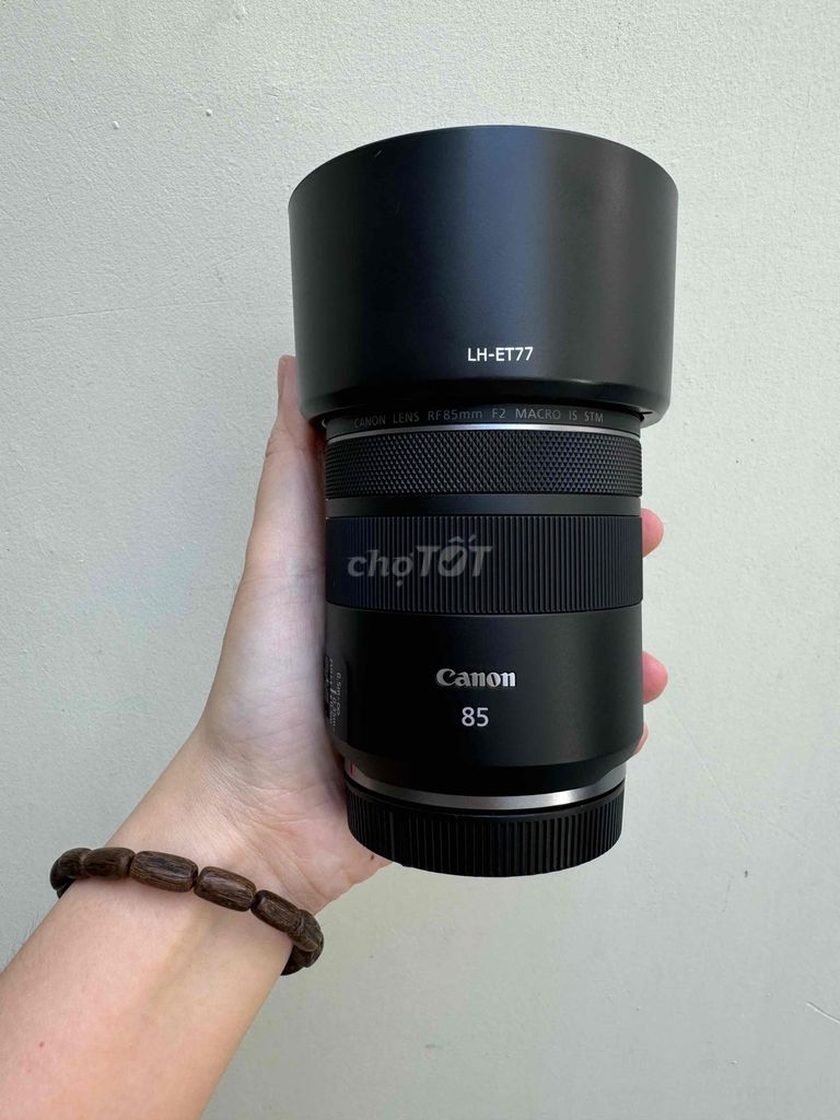 Canon RF 85mm F2 Macro is stm đẹp 99% fullbox .