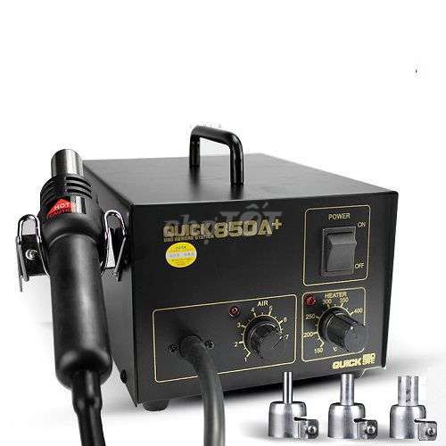 Máy khò nhiệt Quick 850A+ Đen. Mua bán Đồ chuyên dụng, Giống nuôi trồng tại Quận Thanh Khê Đà Nẵng được đăng bởi vo le hình 1