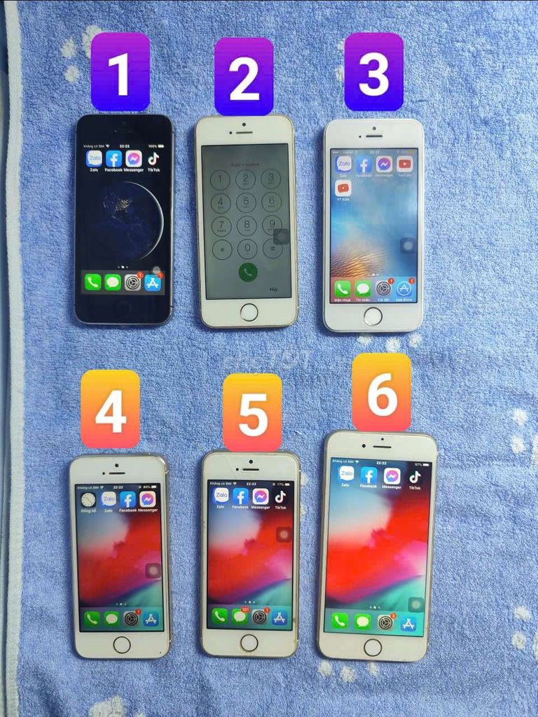 LÔ MỚI 👉👉IPHONE 5S - 6G❤❤❤. Mua bán Điện thoại tại Quận 12 Tp Hồ Chí Minh được đăng bởi BẢO TRÂM quán cóc hình 2