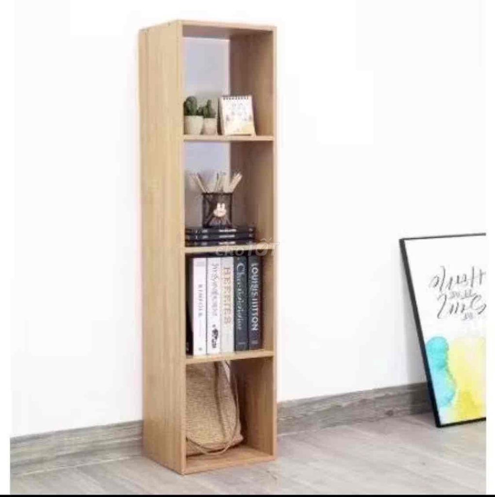 Kệ sách gỗ 4 tầng tổ ong Nâu nhạt. Mua bán Tủ, kệ gia đình tại Quận 3 Tp Hồ Chí Minh được đăng bởi Phi Cao Hồng hình 1