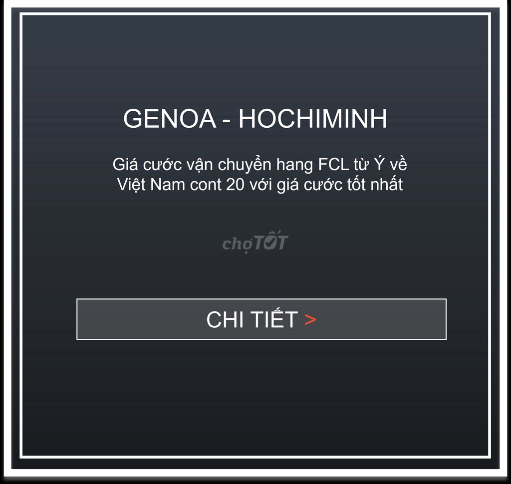 Giá Cước Vận Chuyển Hàng Fcl Từ Genoa