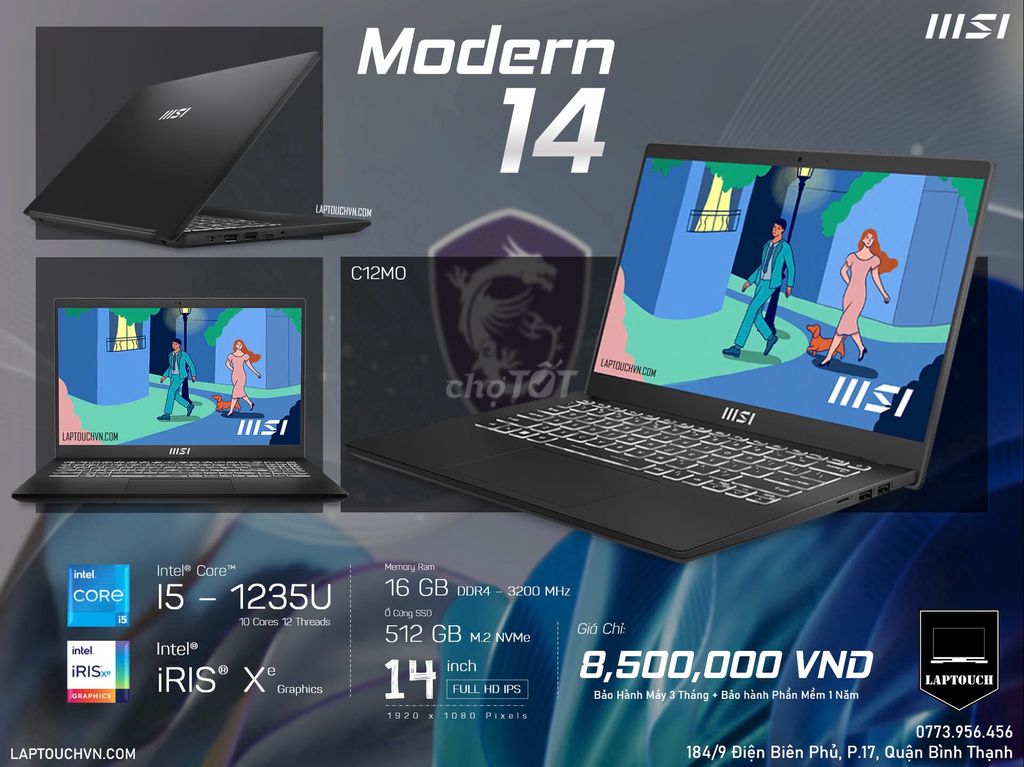 MSI Modern 14 - C12MO [ Like New ]