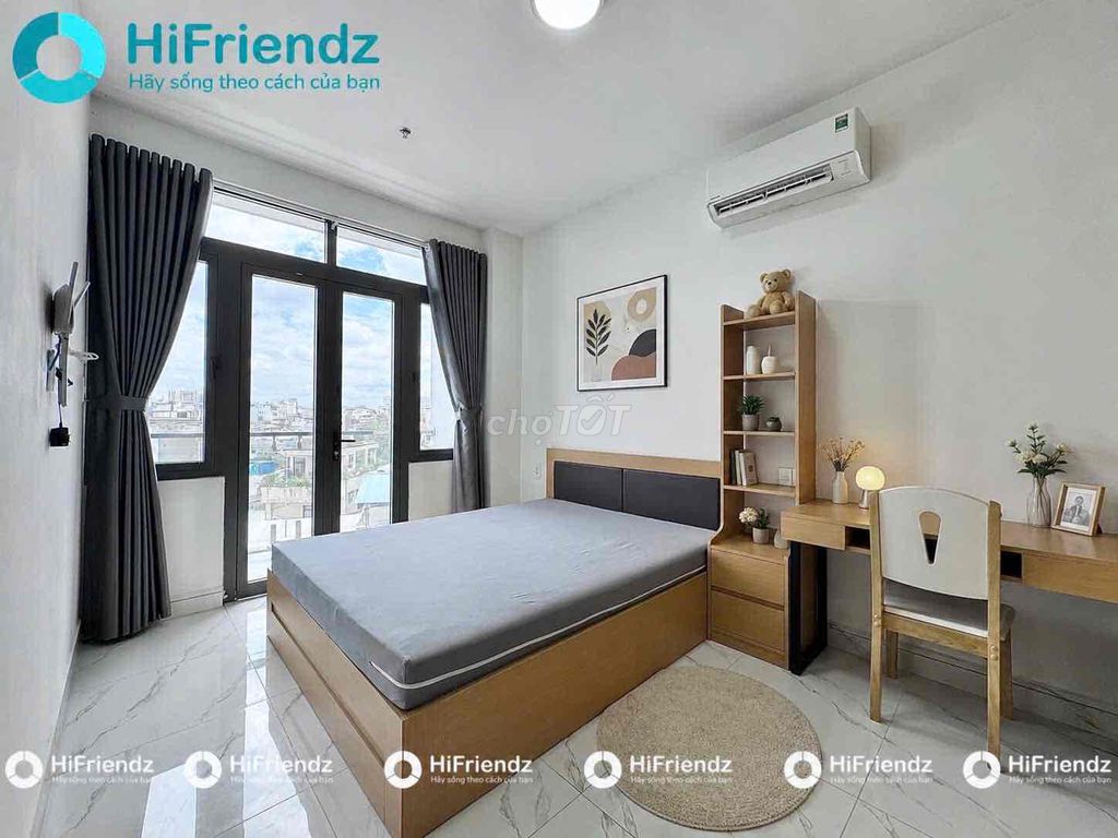 🏡CHDV Mini Nội Thất Mới 100% Có Ban công Gần Chợ Bà Chiểu Sát Quận 1
